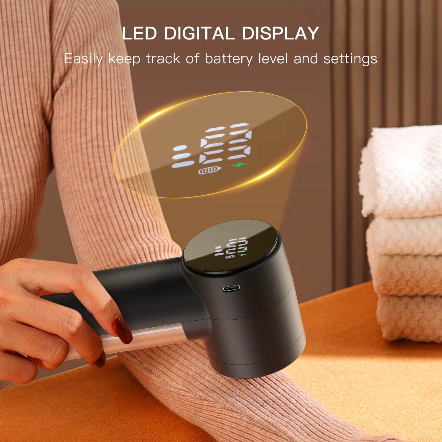 Fabric Shaver Rechargeable Lint Remover